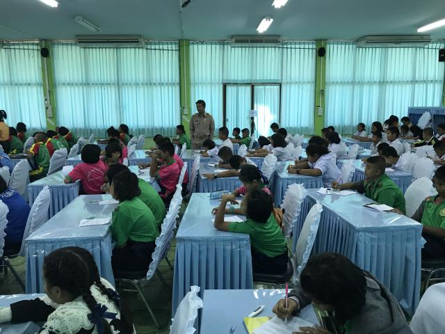 1. กิจกรรมค่ายภาษาไทย ระดับประถมศึกษาปีที่ 6 โครงการพัฒนาศักยภาพผู้เรียนในระดับการศึกษาขั้นพื้นฐาน ระยะที่ 2 เขต2