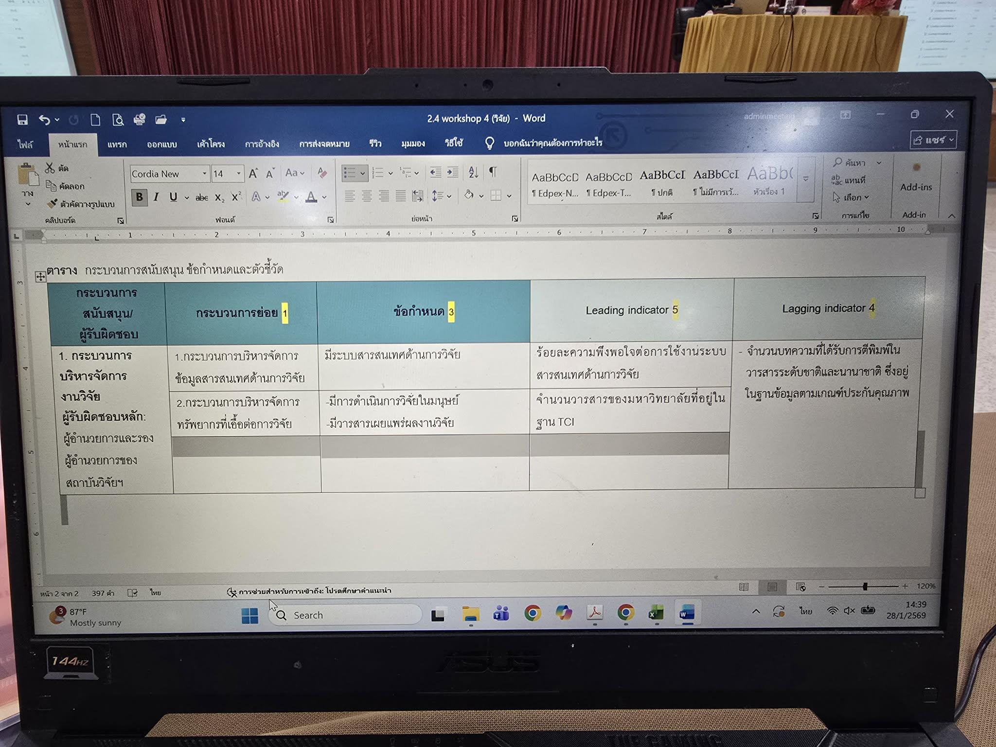 123. มรภ.กำแพงเพชร เดินหน้ายกระดับคุณภาพการศึกษา จัดอบรมเชิงปฏิบัติการ EdPEx หมวด 6 มุ่งเน้นการออกแบบกระบวนการทำงานและหลักสูตรสู่ความเป็นเลิศ
